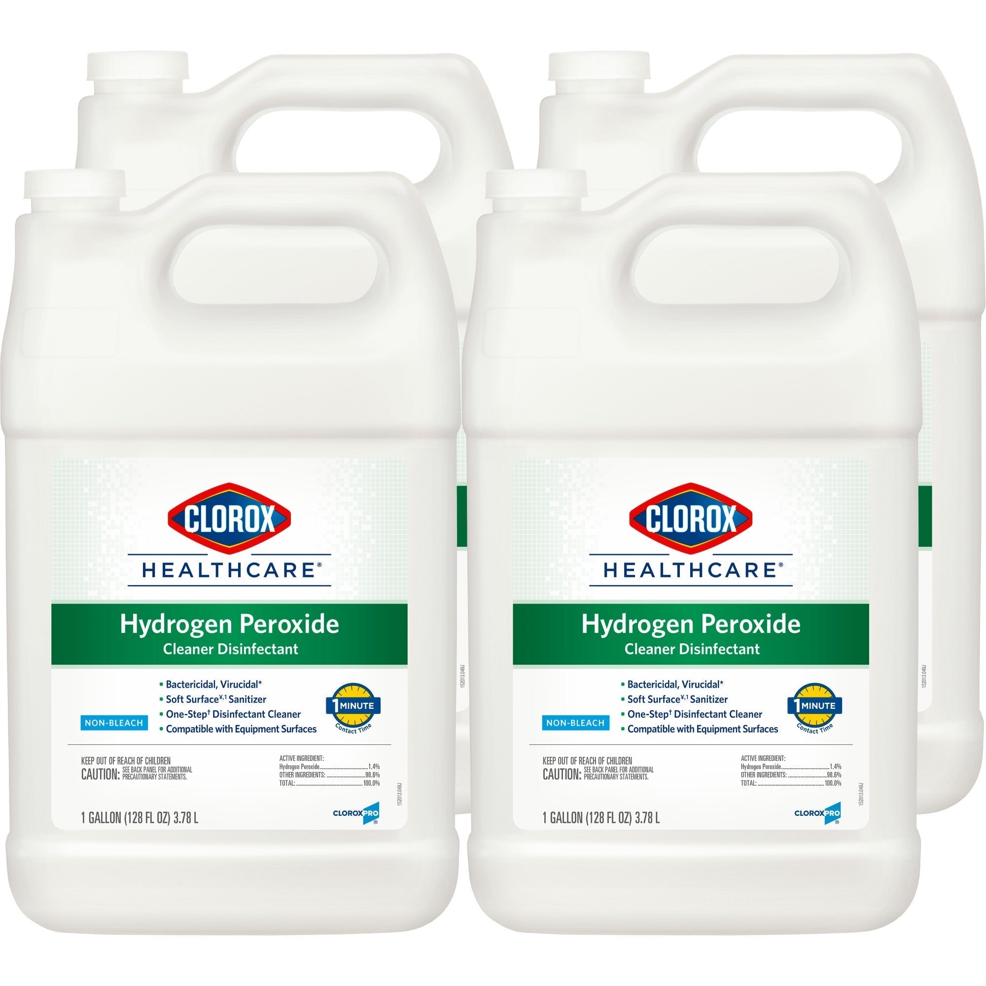 clorox healthcare hydrogen peroxide cleaner disinfectant jug 1 gal clorox healthcare surface disinfectant cleaner refill mk914232ea