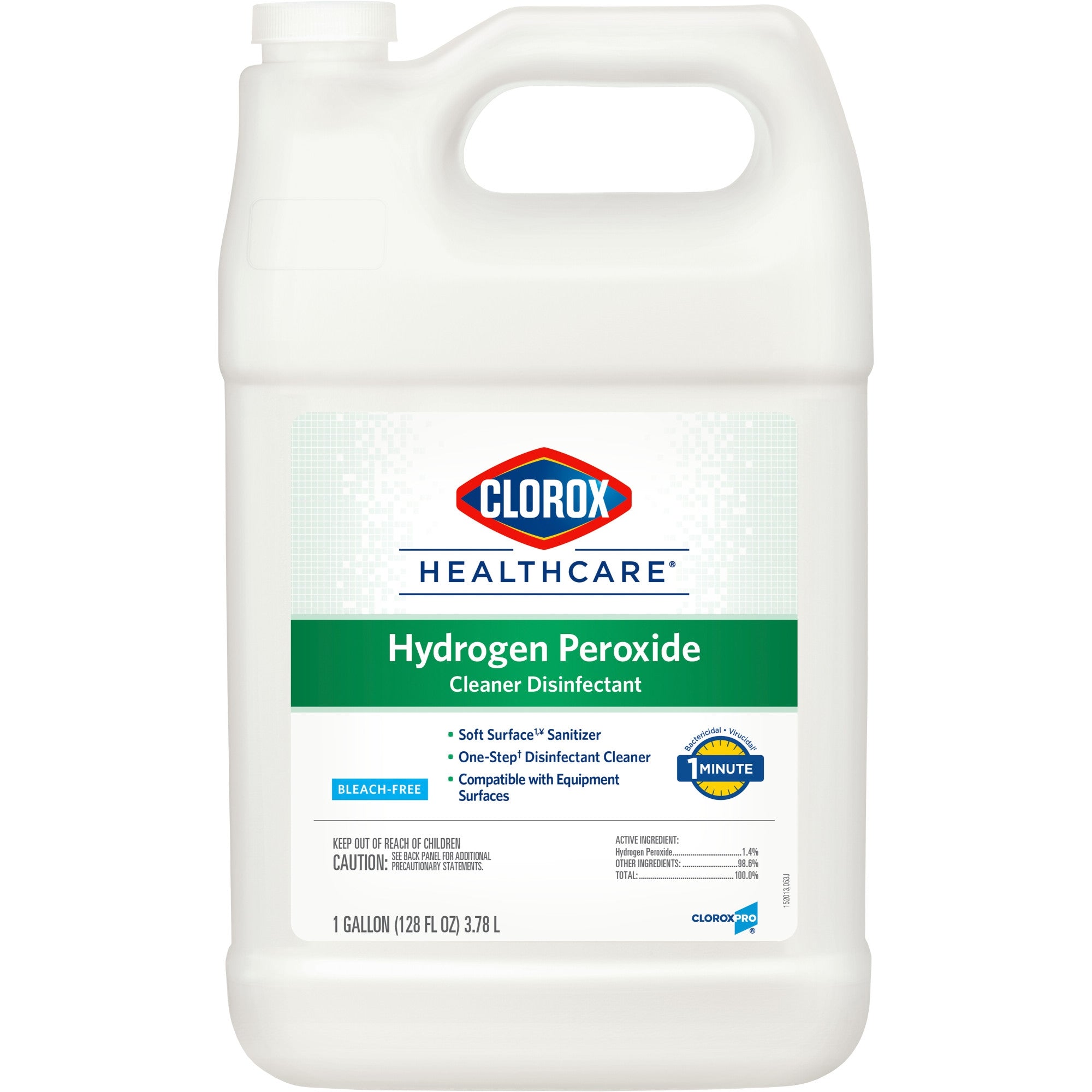 clorox healthcare hydrogen peroxide cleaner disinfectant jug 1 gal clorox healthcare surface disinfectant cleaner refill mk914232ea