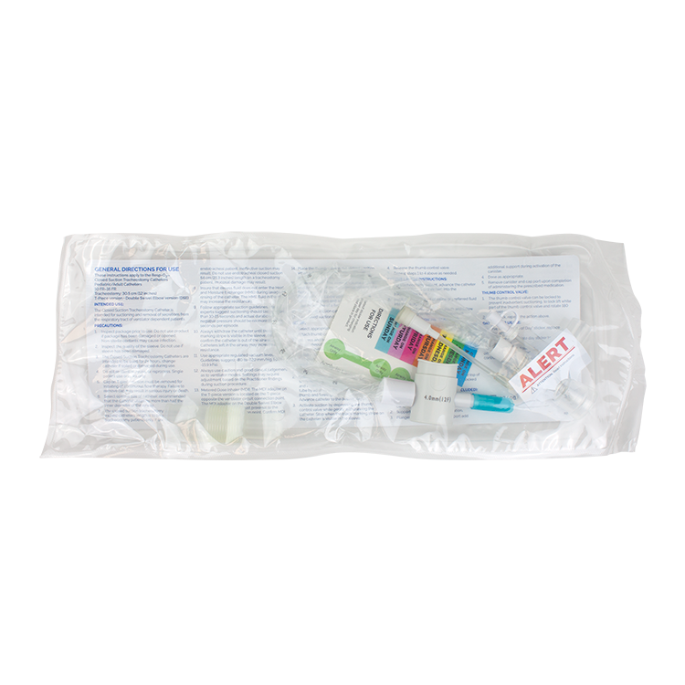 closed suction tracheal catheter w t piece 10fr