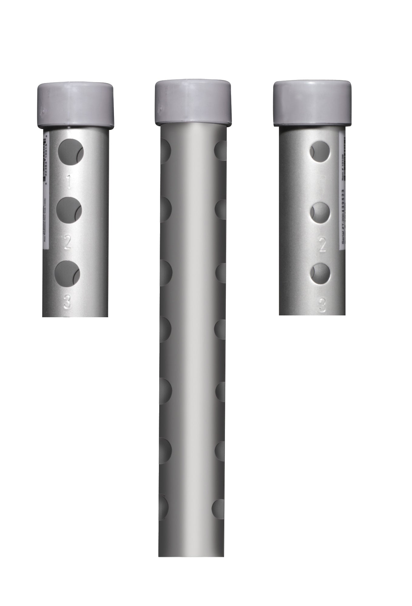 Walker Wheels 5 Fixed With Rear Glide Caps (pair)