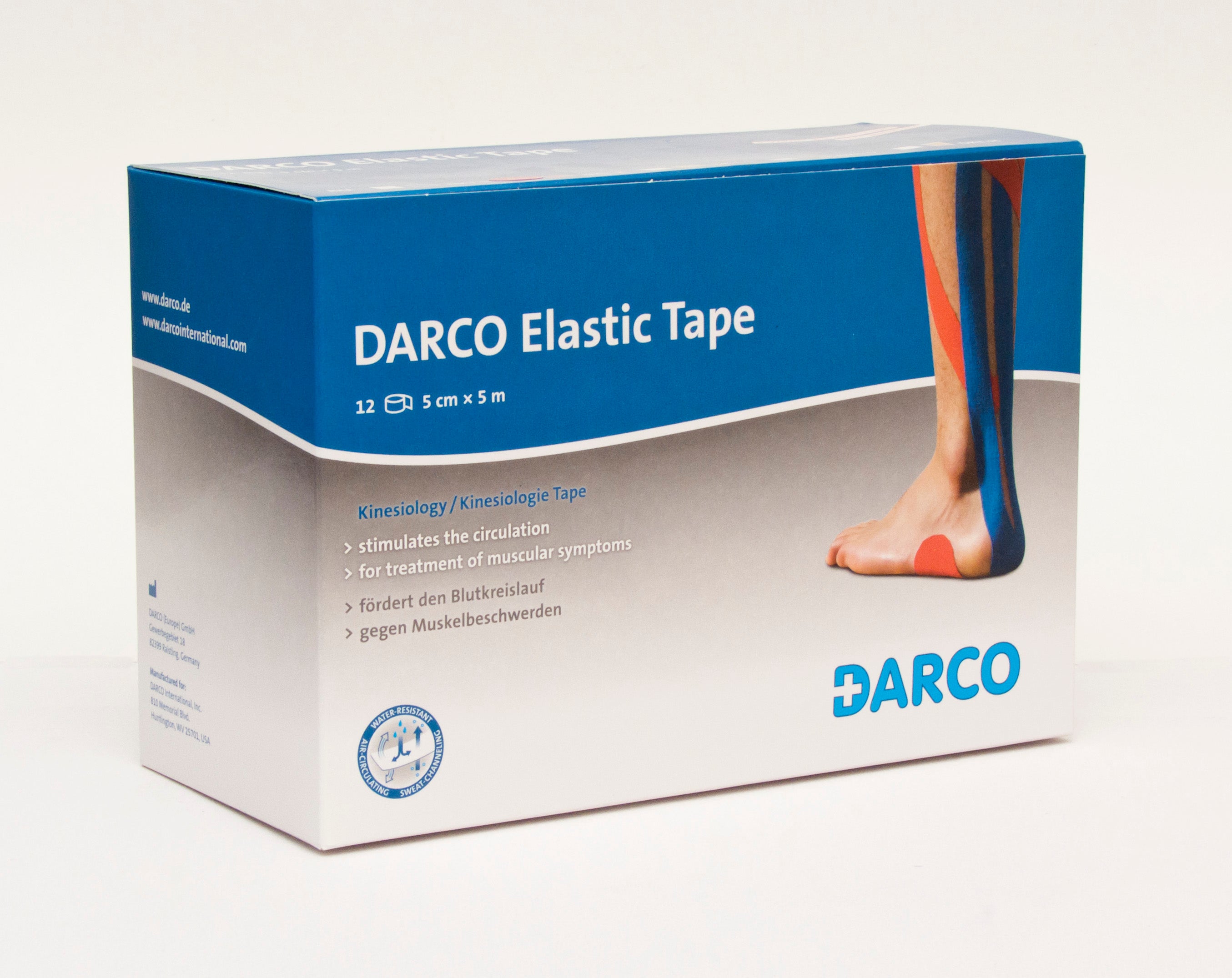 Kinesiology Tape 2 x 15ft Black