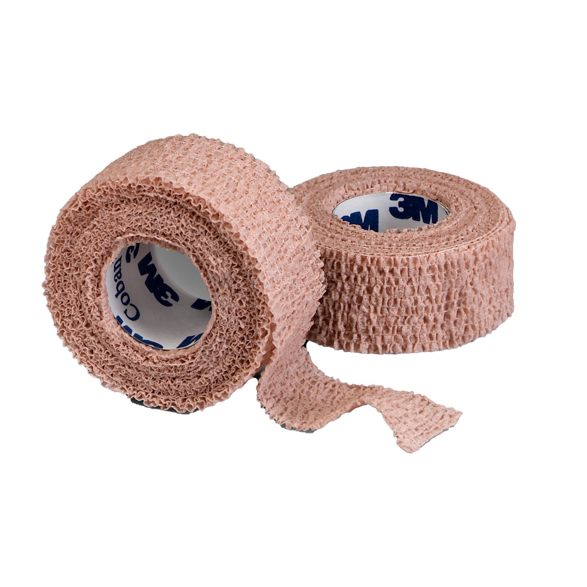 Cohesive Bandage 3M Coban 1 Inch X 5 Yard Self Adherent Closure Tan NonSterile Standard Compression