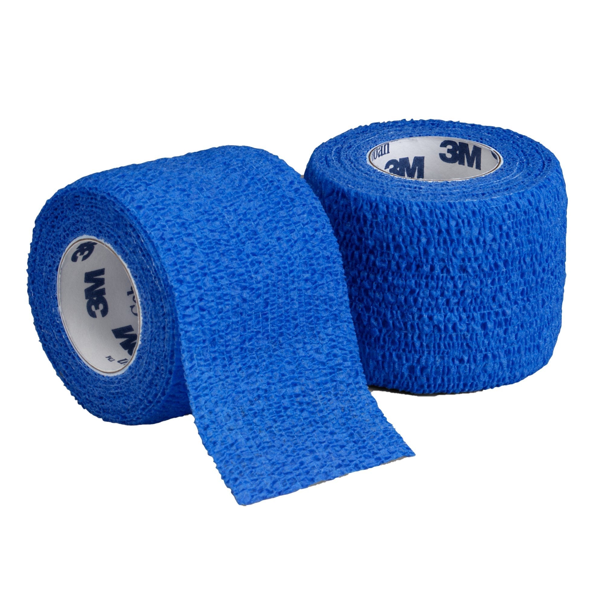 Cohesive Bandage 3M Coban 3 Inch X 5 Yard Self Adherent Closure Blue NonSterile Standard Compression