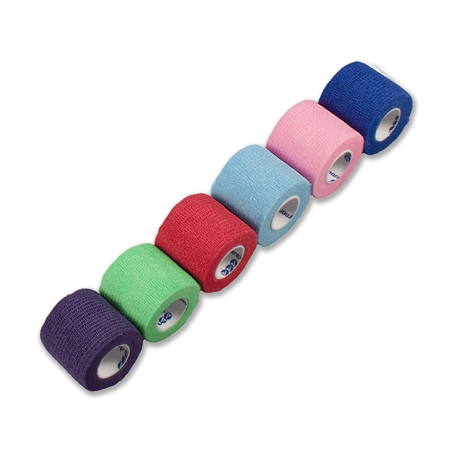 Cohesive Bandage Sensi Wrap 2 Inch X 5 Yard Self Adherent Closure Red / Green / Purple / Dark Blue / Pink / Light Blue NonSterile Standard Compression