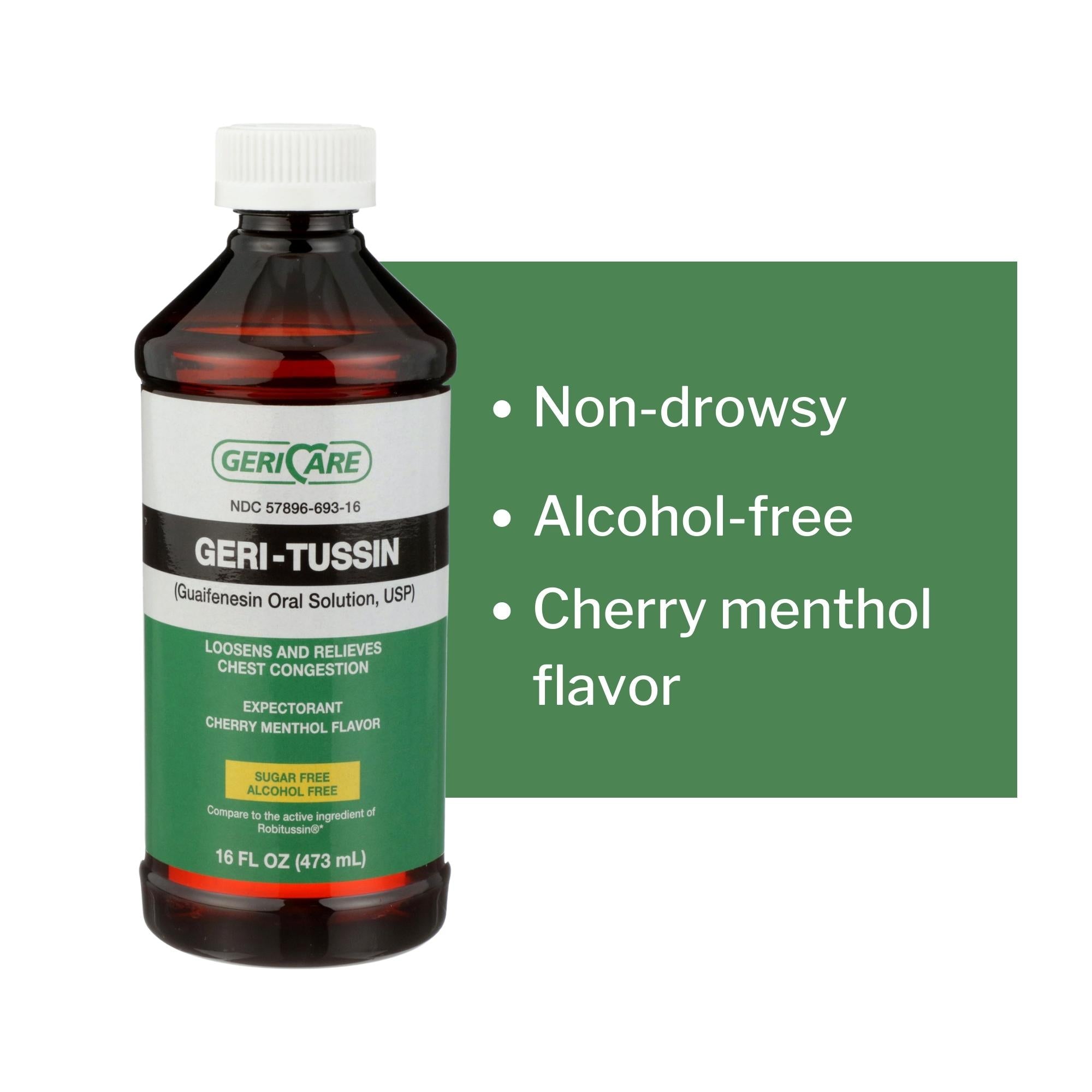 cold and cough relief geri care 100 mg 5 ml strength liquid 16 oz packaging type case