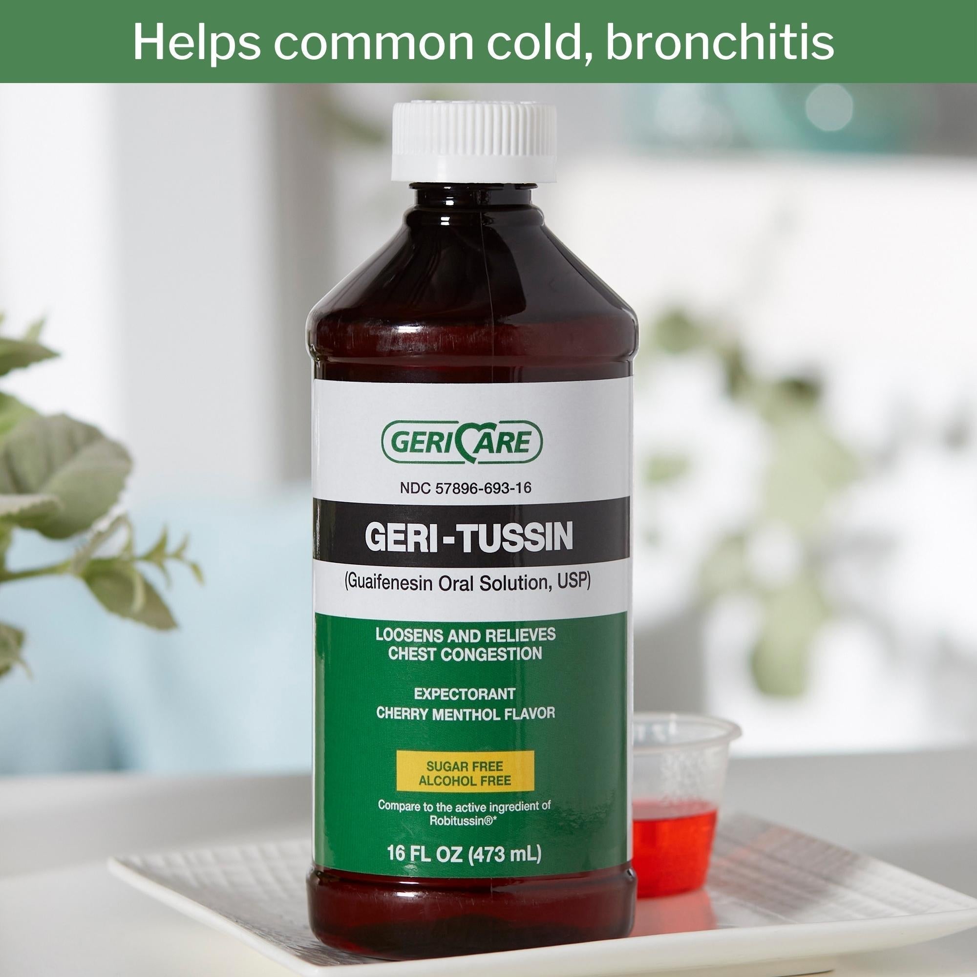 cold and cough relief geri care 100 mg 5 ml strength liquid 16 oz packaging type case