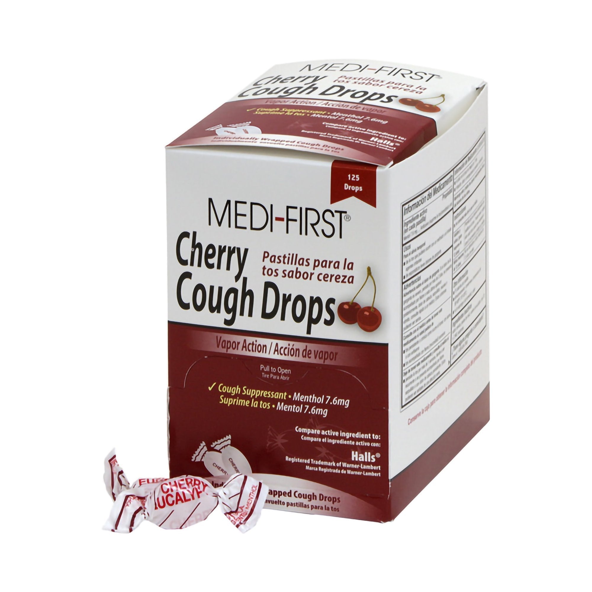 Cold and Cough Relief Medi First Plus 7.6 mg Strength Lozenge 125 per Box