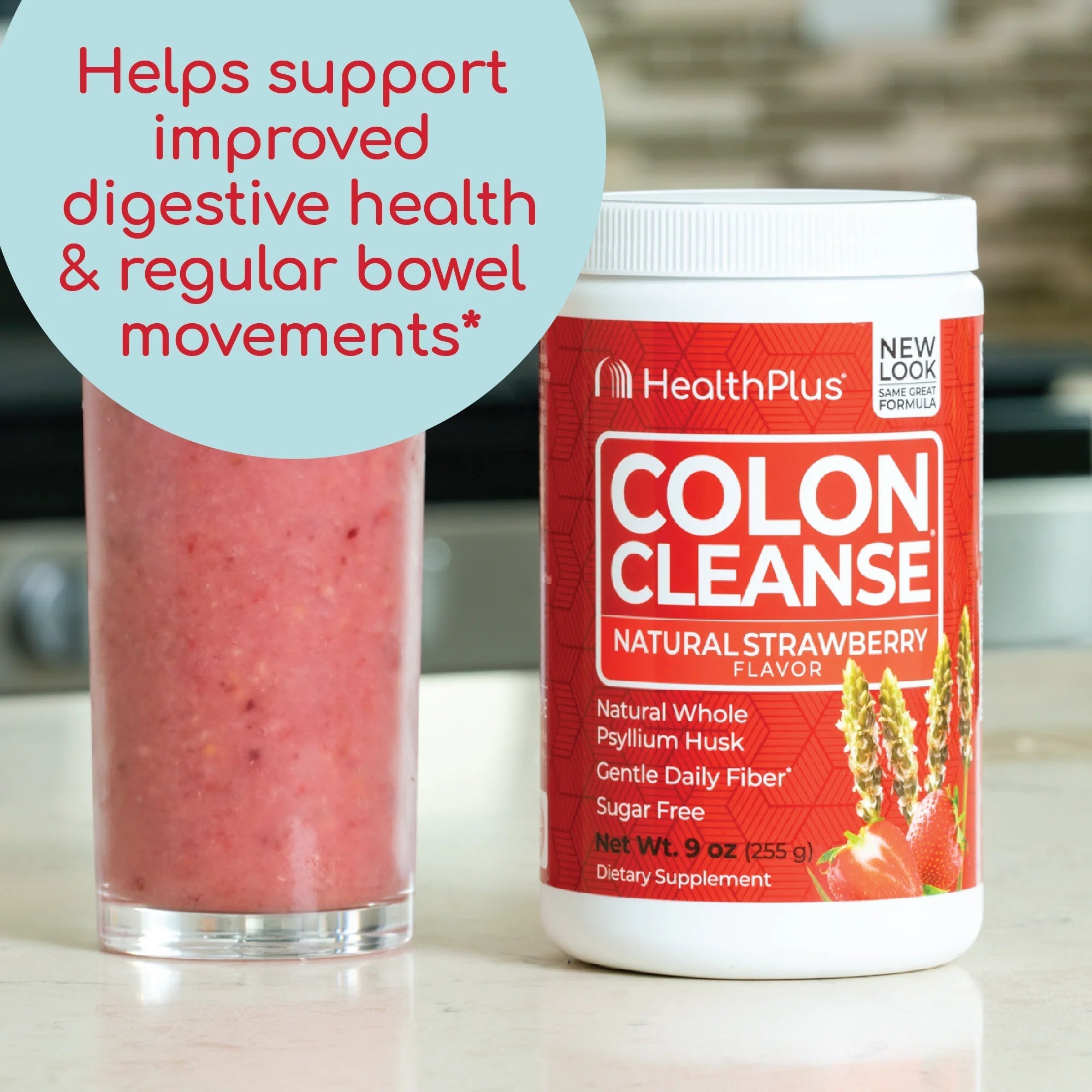 Colon Cleanse, Strawberry Flavor, 9 Ounces, 36 Servings