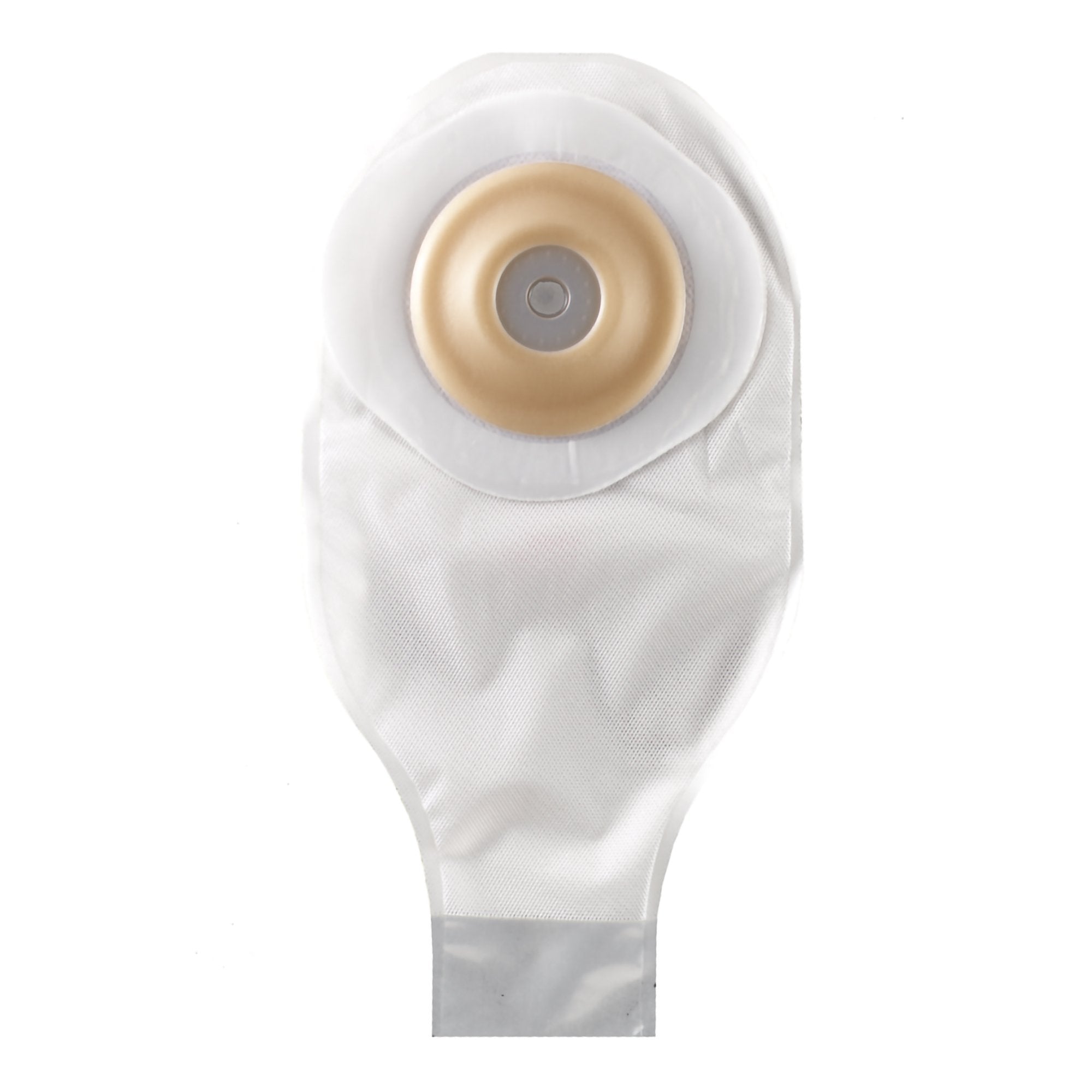Colostomy Pouch ActiveLife One Piece System 12 Inch Length Flat, Pre Cut 1 3/8 Inch Stoma Drainable