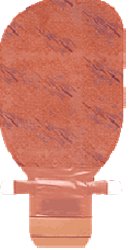 Colostomy Pouch Assura EasiClose Two Piece System 10 1/2 Inch Length, Midi Drainable