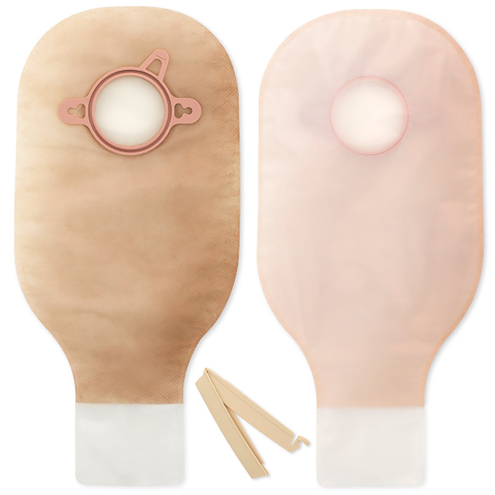 Colostomy Pouch New Image Two Piece System 12 Inch Length 2 1/4 Inch Stoma Drainable