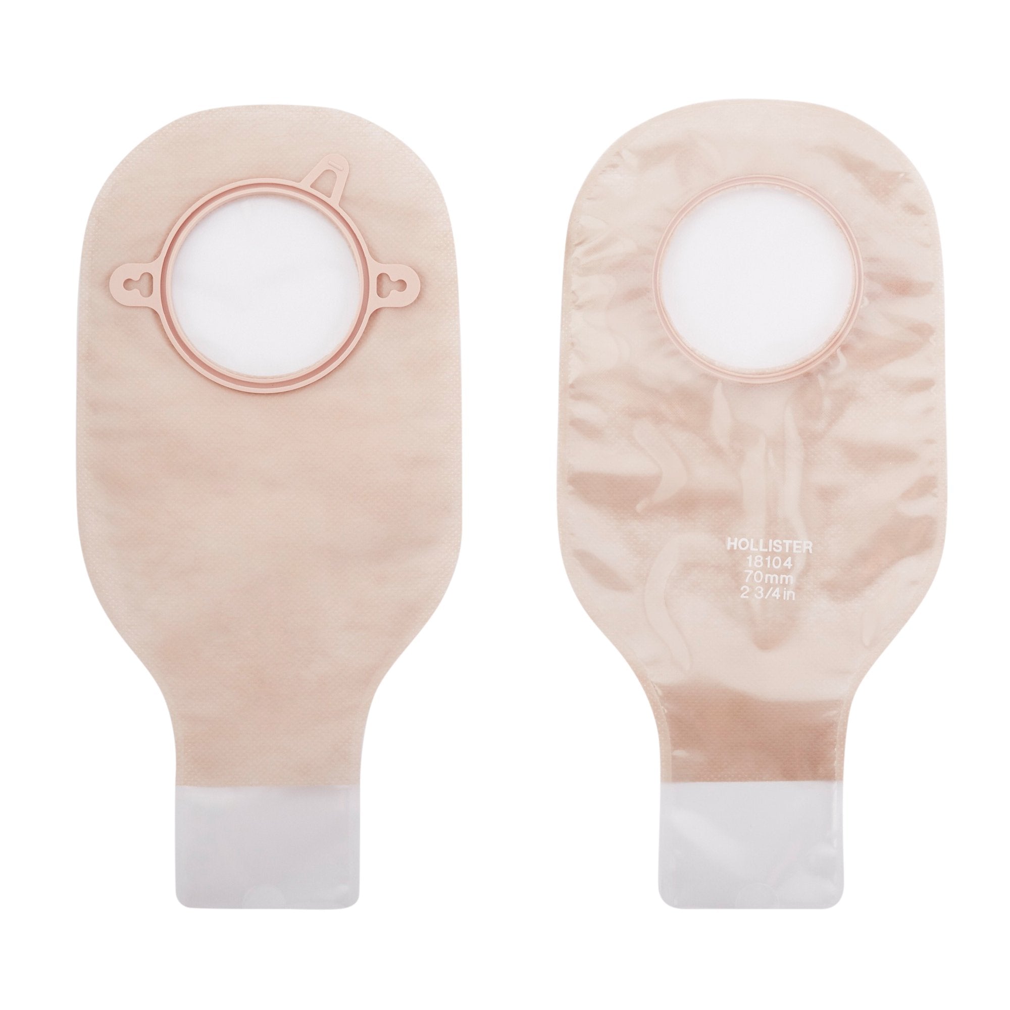 Colostomy Pouch New Image Two Piece System 12 Inch Length 2 3/4 Inch Stoma Drainable