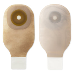 Colostomy Pouch Premier Flextend One Piece System 12 Inch Length Flat, Pre Cut 1 Inch Stoma Drainable