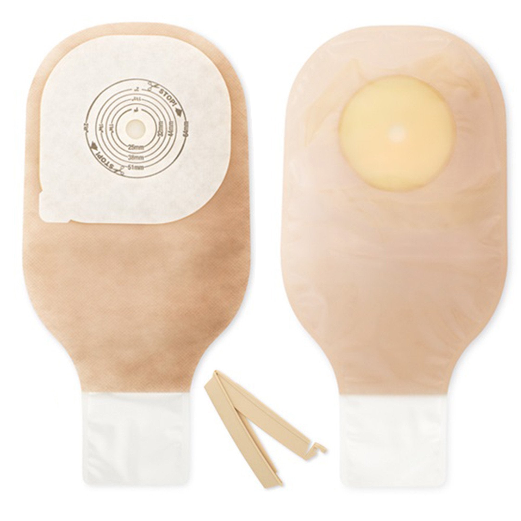 Colostomy Pouch Premier One Piece System 12 Inch Length Trim To Fit Drainable