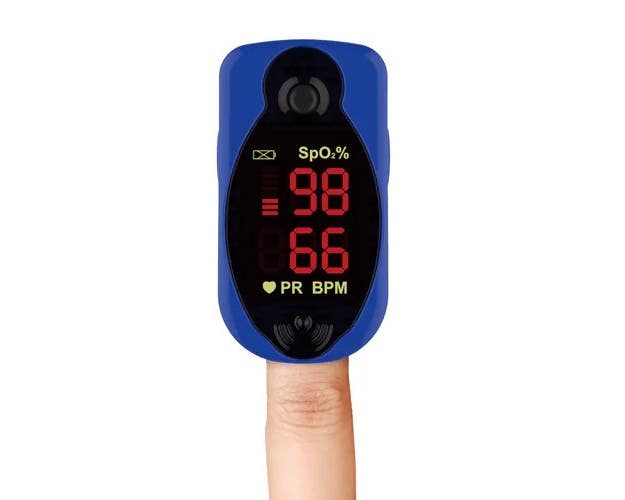 Comfort Finger Tip Pulse Oximeter Blue Jay Brand