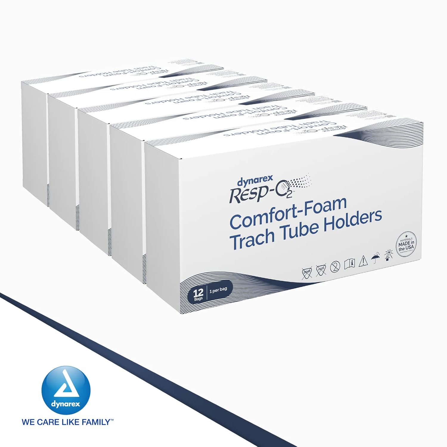 comfort foam trach tube holders