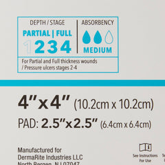 comfortfoam border lite thin bordered foam wound dressing 4 x 4 inch comfortfoam border lite thin foam dressing mk1003181bx