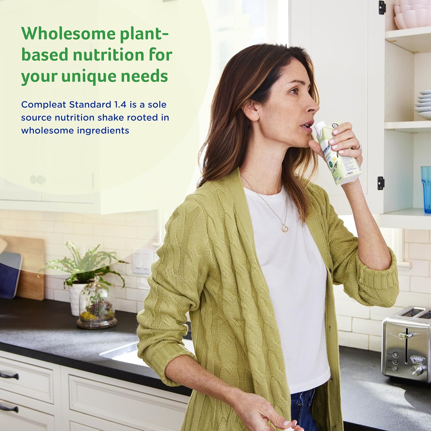 compleat standard 1 4 cal plant based tube feeding formula vanilla 1000 ml compleat standard 1 4 cal tube feeding formula mk1207052ea