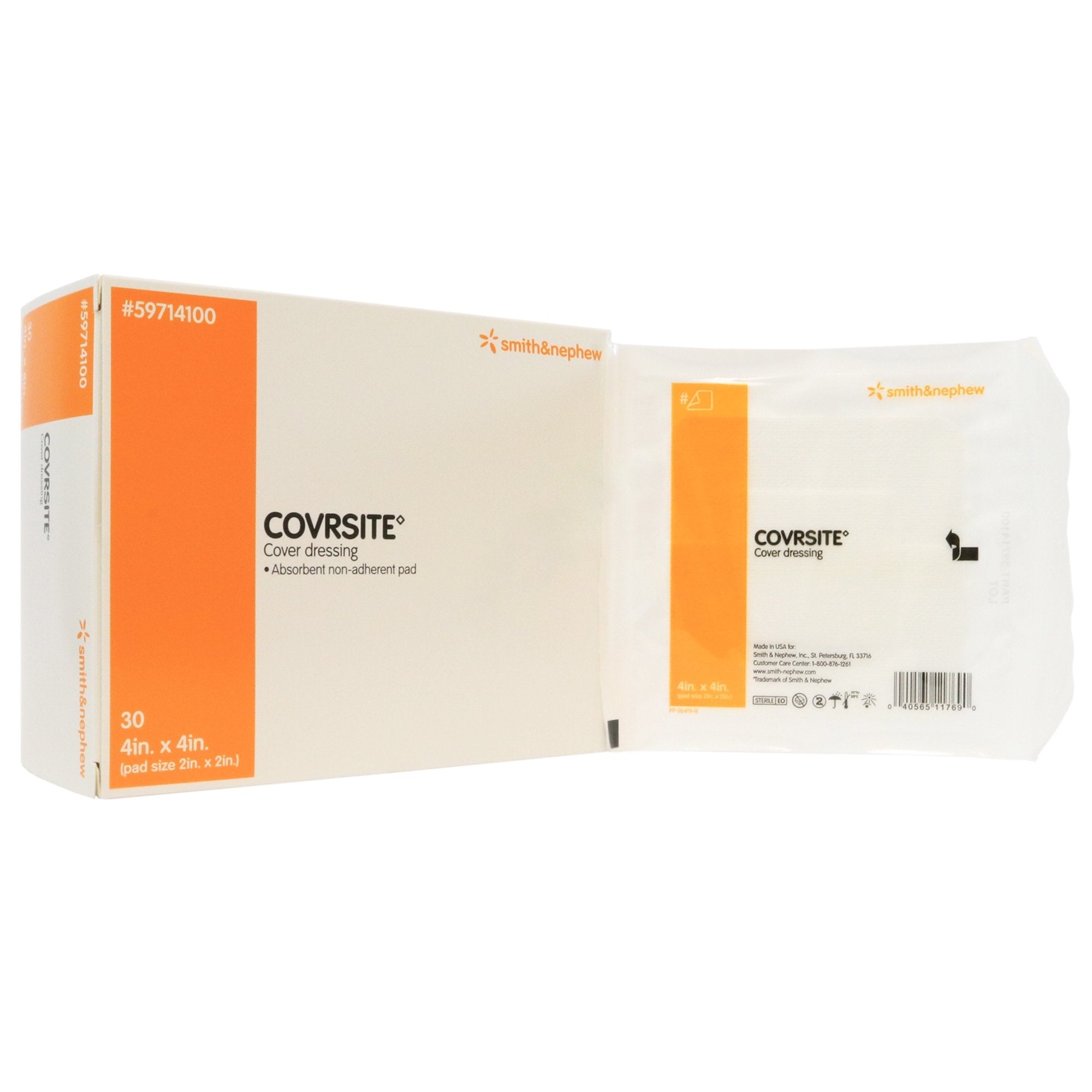 Composite Dressing Covrsite 4 X 4 Inch Square Sterile Film Backing