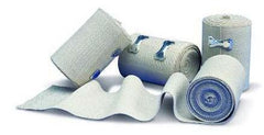 Compression Bandage 4 Inch X 5 Yard Single Hook and Loop / Clip Detached Closure Tan NonSterile Standard Compression