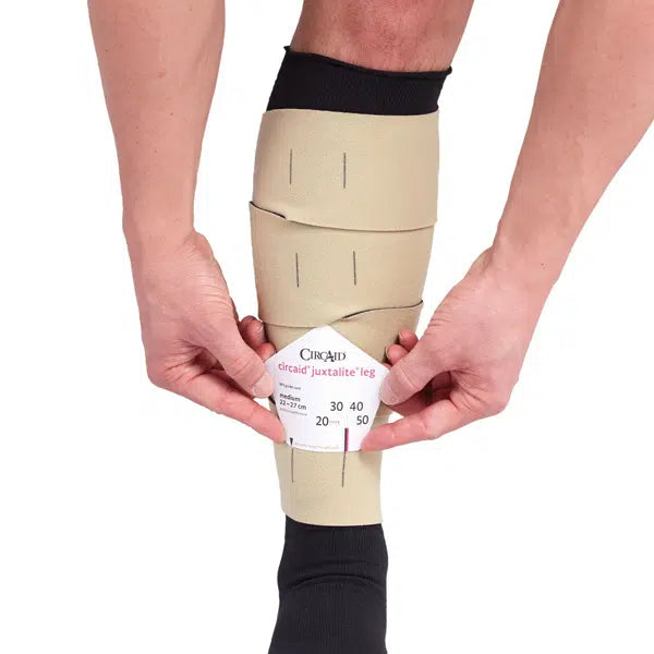 compression wrap circaid juxtalite x large long tan lower leg