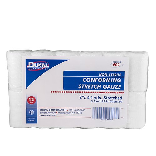 Conforming Bandage Dukal 2 Inch X 4 1/10 Yard 1 Ply NonSterile 12 per Pack