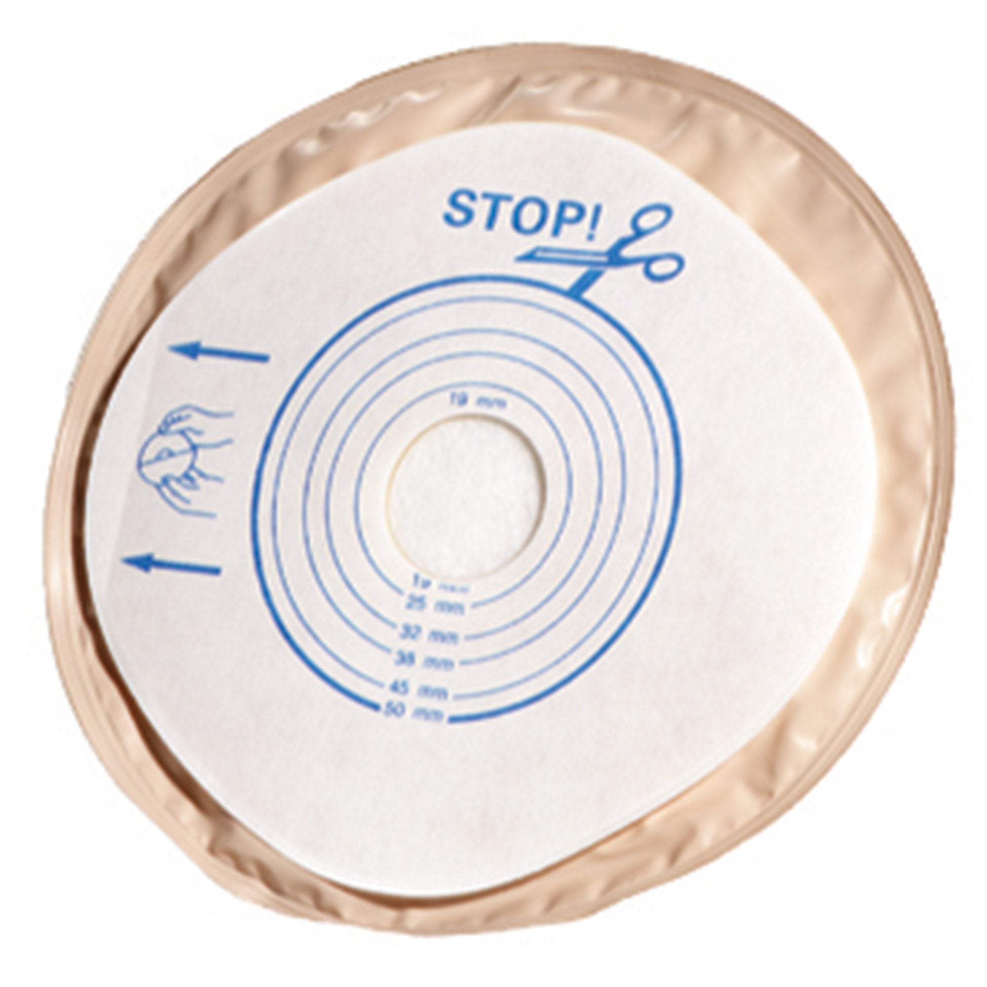 Stoma Cap ActiveLife 19 50 mm Stoma Opening, Opaque, One Piece, Cut To Fit
