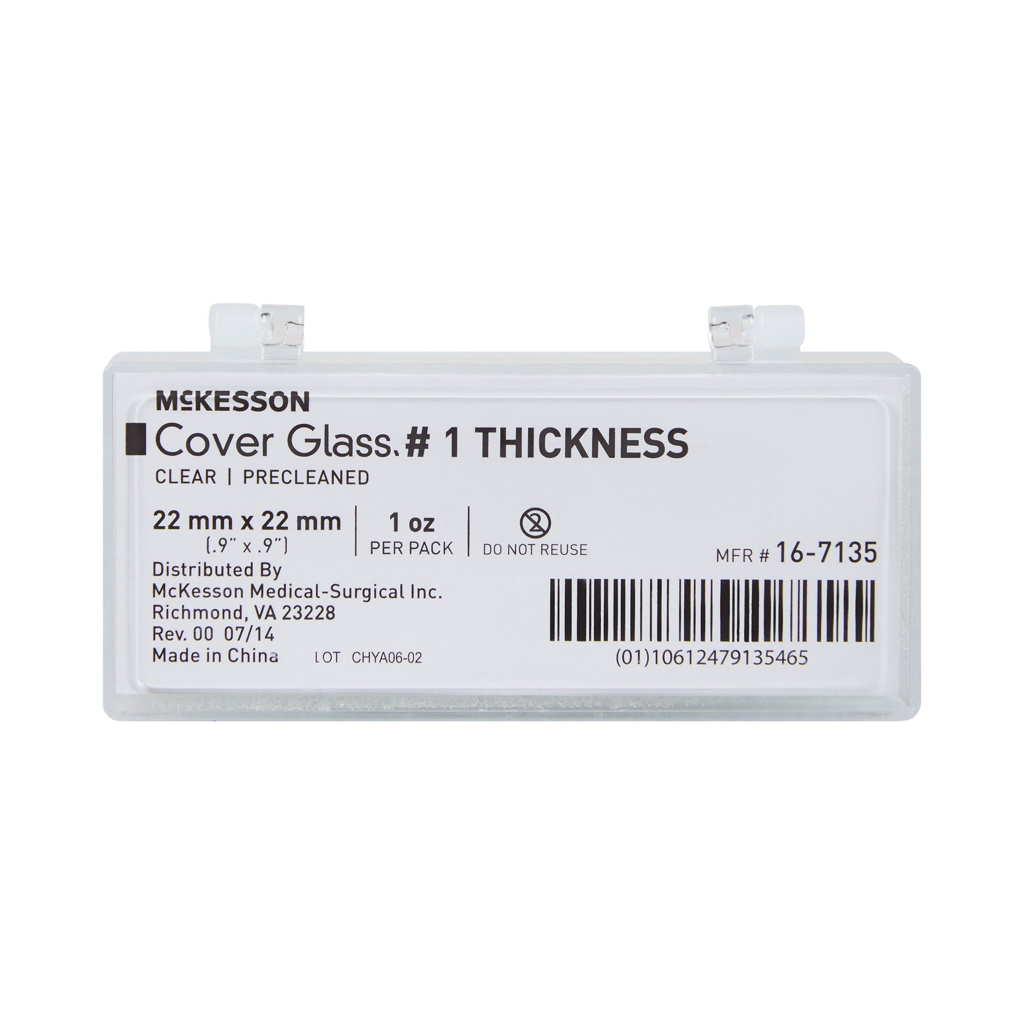 cover glass mckesson square no 1 thickness 22 x 22 mm packaging type packet