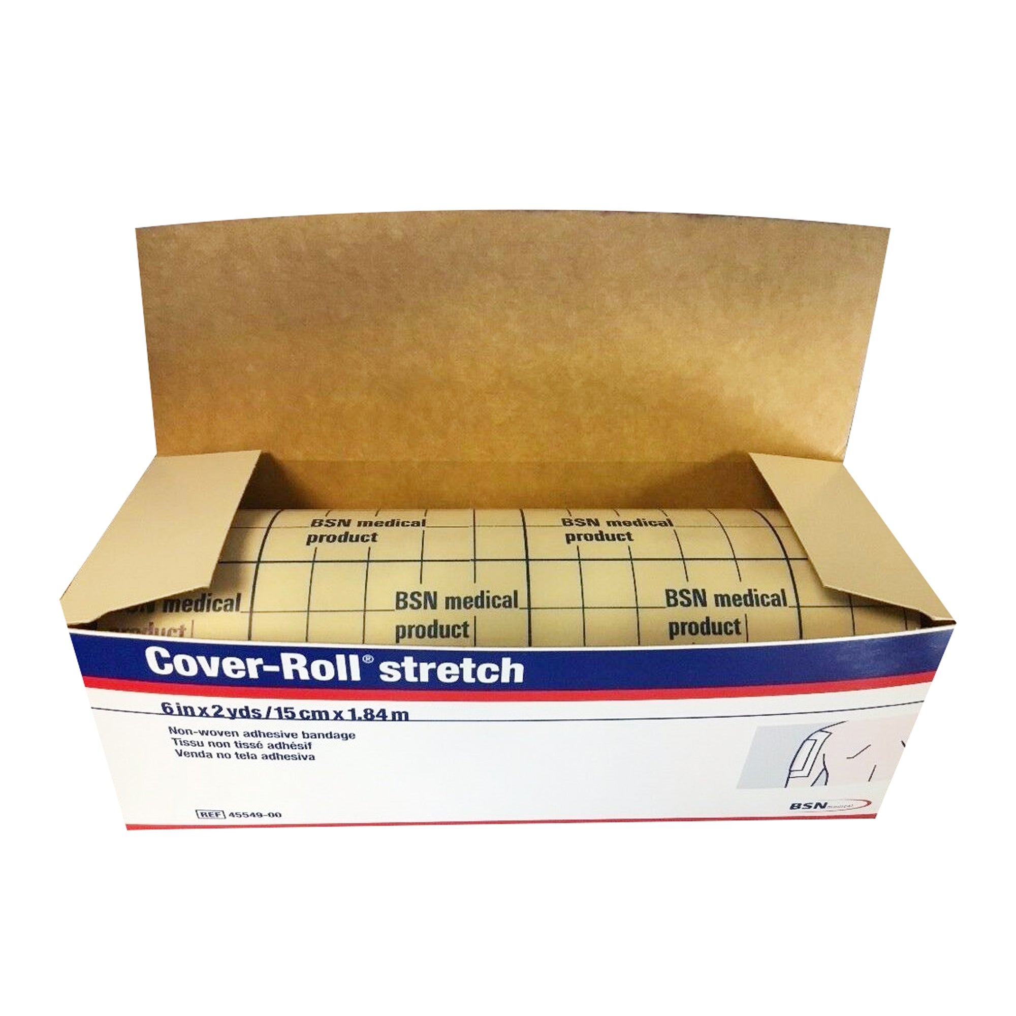 cover roll stretch dressing retention tape with liner 6 inch x 2 yard white cover roll stretch dressing retention tape with liner mk184340bx