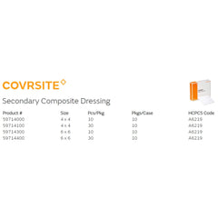 covrsite composite dressing 4 x 4 inch covrsite composite dressing mk350590bx
