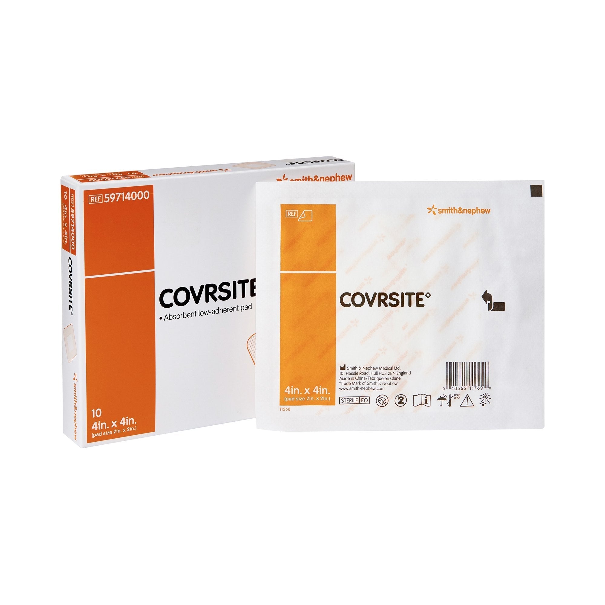 Composite Dressing Covrsite 4 X 4 Inch Square NonSterile Film Backing
