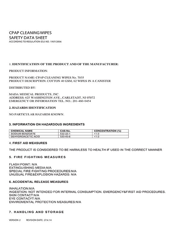 cpap wipes packaging type case