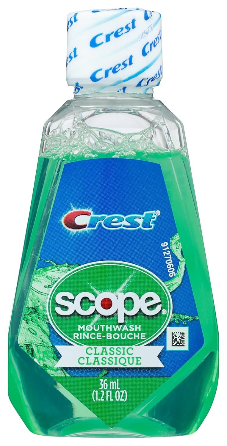 Mouthwash Crest Scope Classic 1.2 oz. Original Mint Flavor,Packaging Type- Each