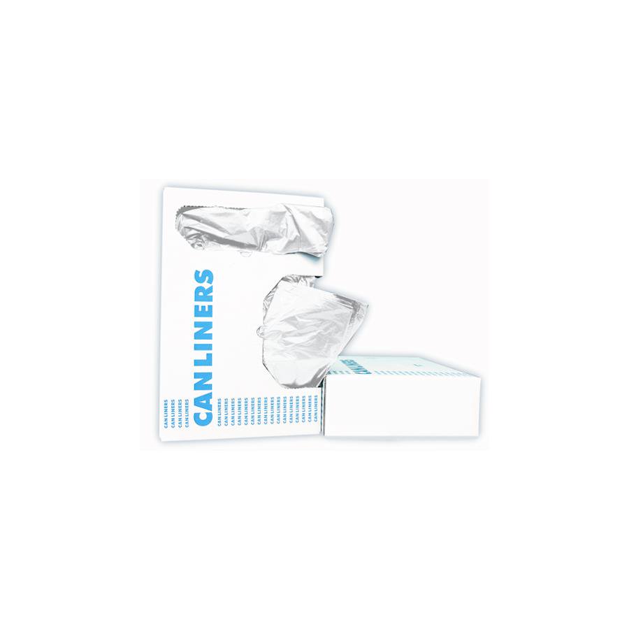 Heritage Clear LLDPE Trash Bags 60 Gallon