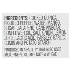cucina and amore quinoa meals mango and jalapeno case of 6 7 9 oz