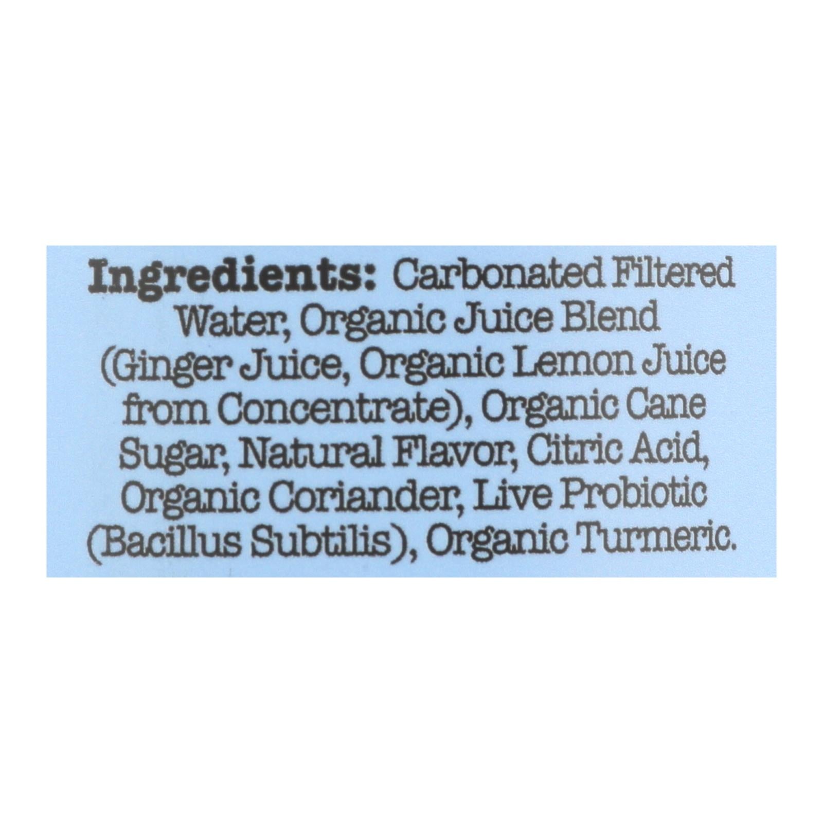 culture pop soda soda ginger lemon case of 6 4 12 fz