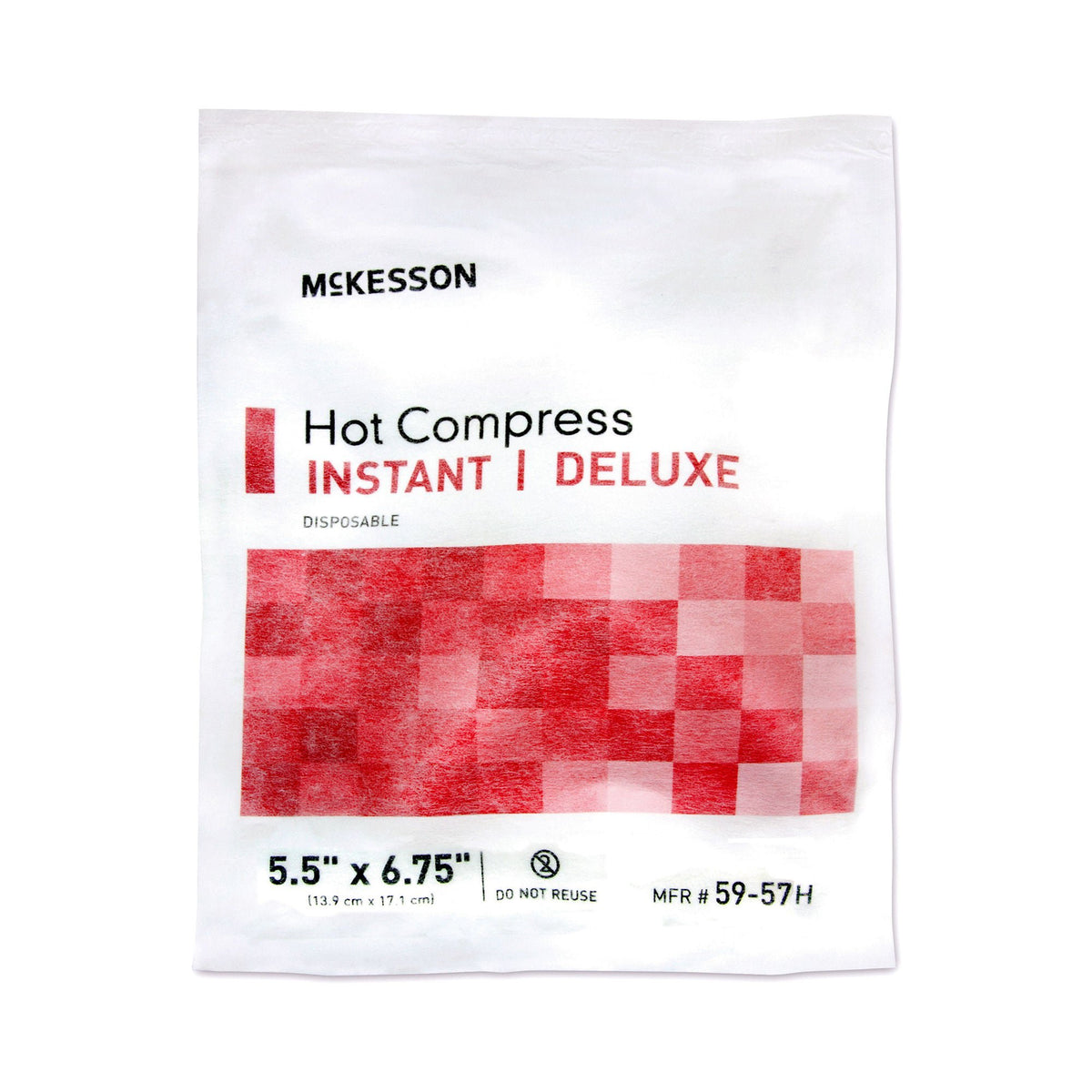 Instant Hot Pack McKesson General Purpose Large Soft Cloth Cover Disposable Small · Case of 24