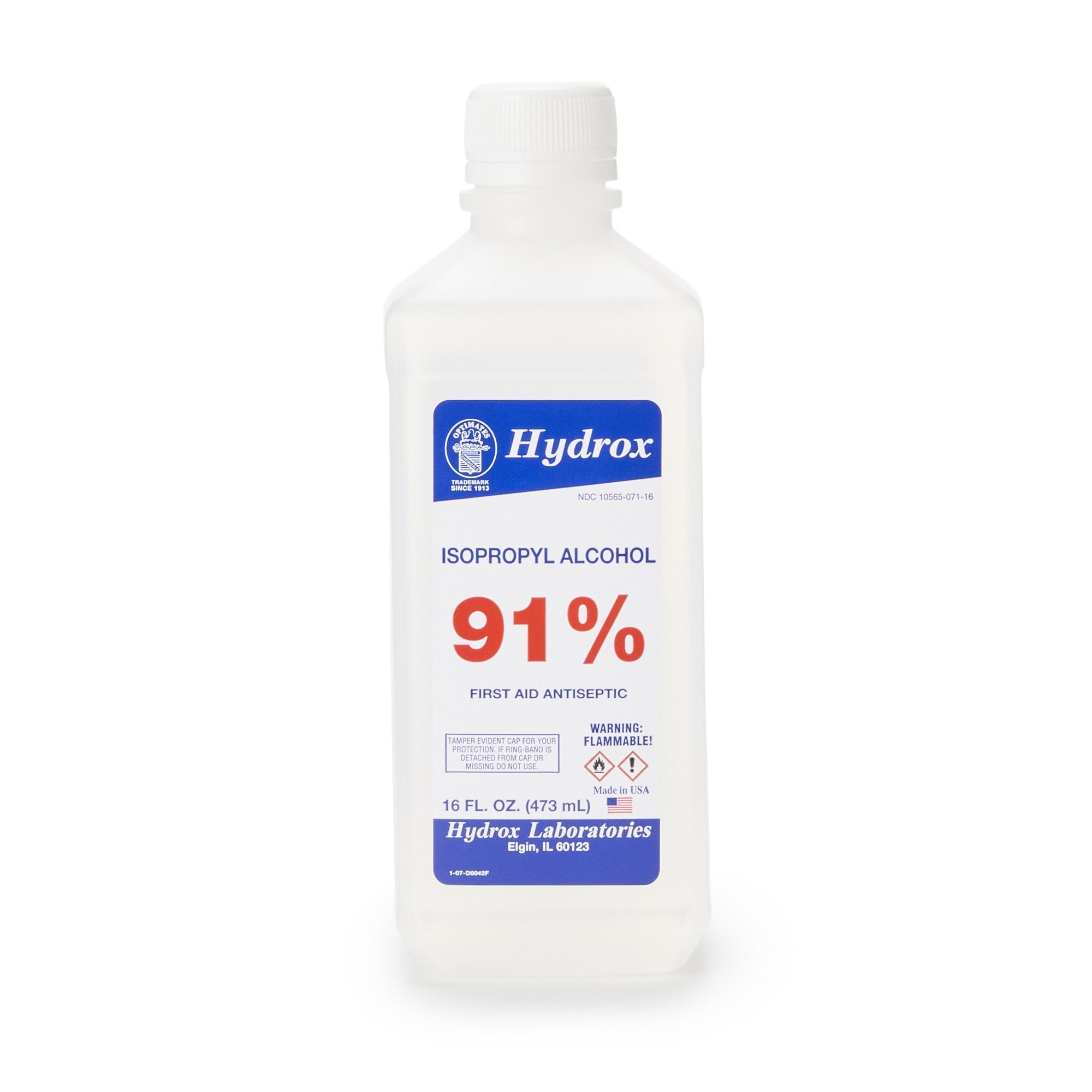 Antiseptic Isopropyl Alcohol McKesson Brand Topical Liquid 16 oz. Bottle