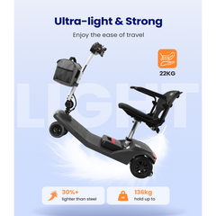 d50 adaptable lightweight mobility scooter