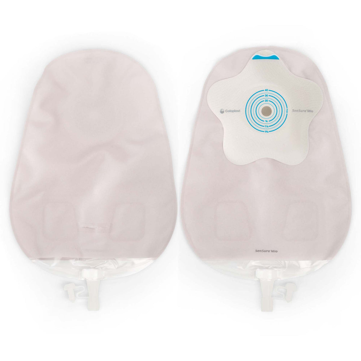 Urostomy Pouch SenSura Mio Concave One-Piece System 10-1/2 Inch Length, Maxi Concave, Trim to Fit 3/8 to 1-9/16 Inch Stoma Drainable | 10/Box Default Title
