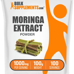 Bulksupplements.Com Moringa Extract Powder Dietary Supplements Moringa Leaf Natural Antioxidants Fitness Edible Moringa Oleifera 100G 1Kg 1000Mg per Serving
