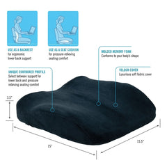 The Sitback Cushion Obusforme Black