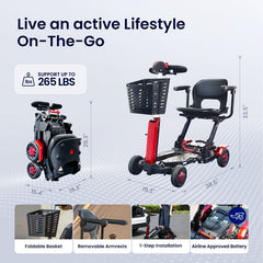 d91 fold go revolutionary mobility scooter