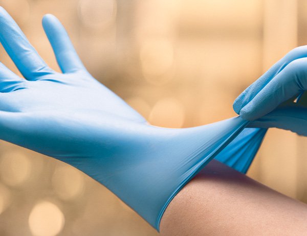 Surgical Glove ESTEEM Blue with Neu-Thera Size 6 Sterile Polyisoprene Standard Cuff Length Smooth Blue Not Chemo Approved