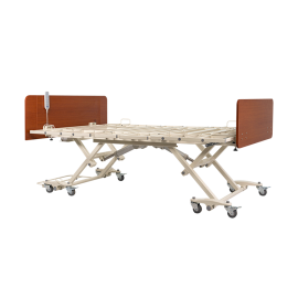 db600 bariatric hd ltc bed w head and foot boards