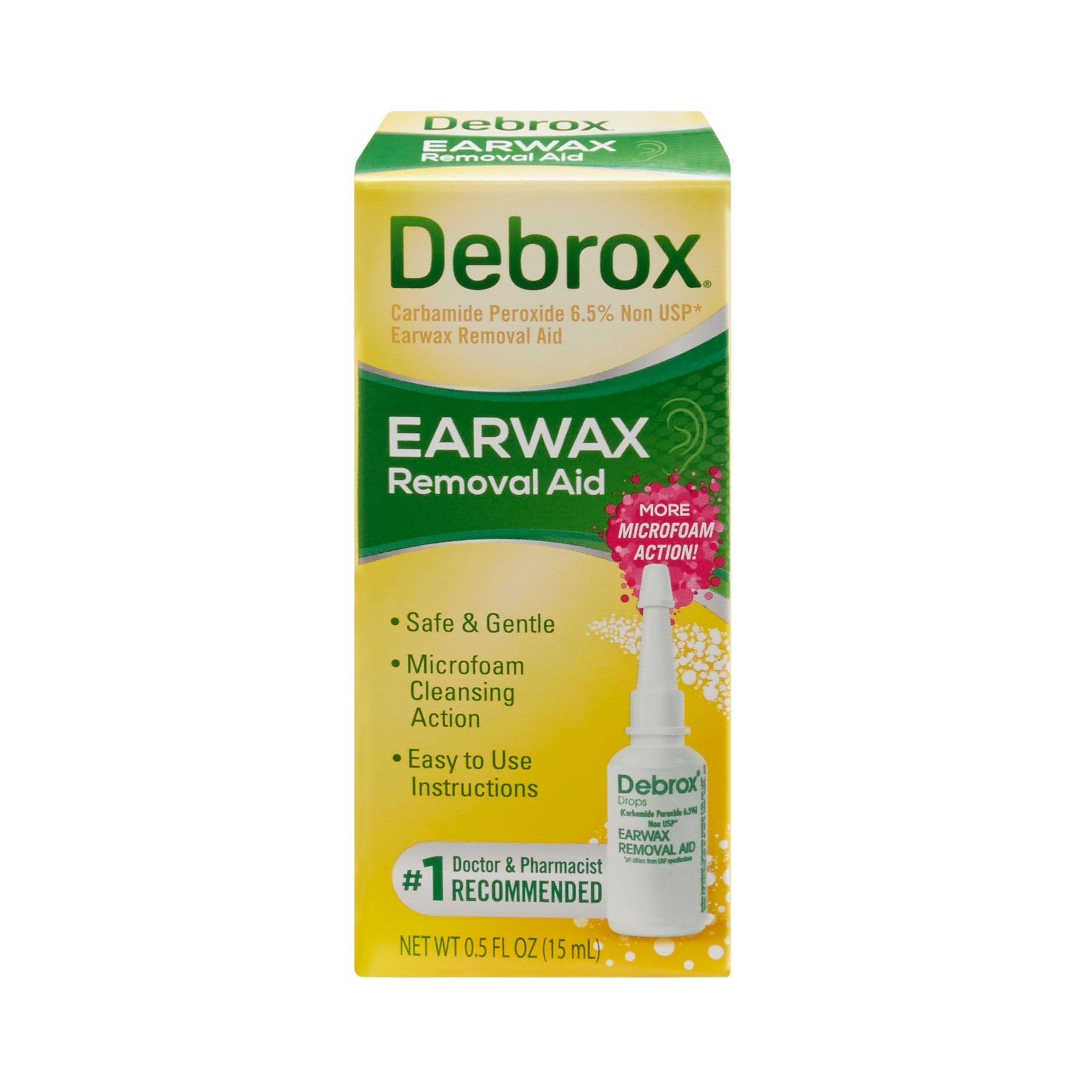 debrox earwax removal aid 0 5 fl oz debrox ear wax remover mk575831ea