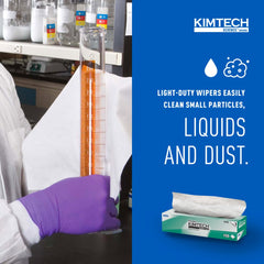 delicate task wipe kimtech science kimwipes light duty white nonsterile 2 ply tissue 14 7 10 x 16 3 5 inch disposable packaging type case