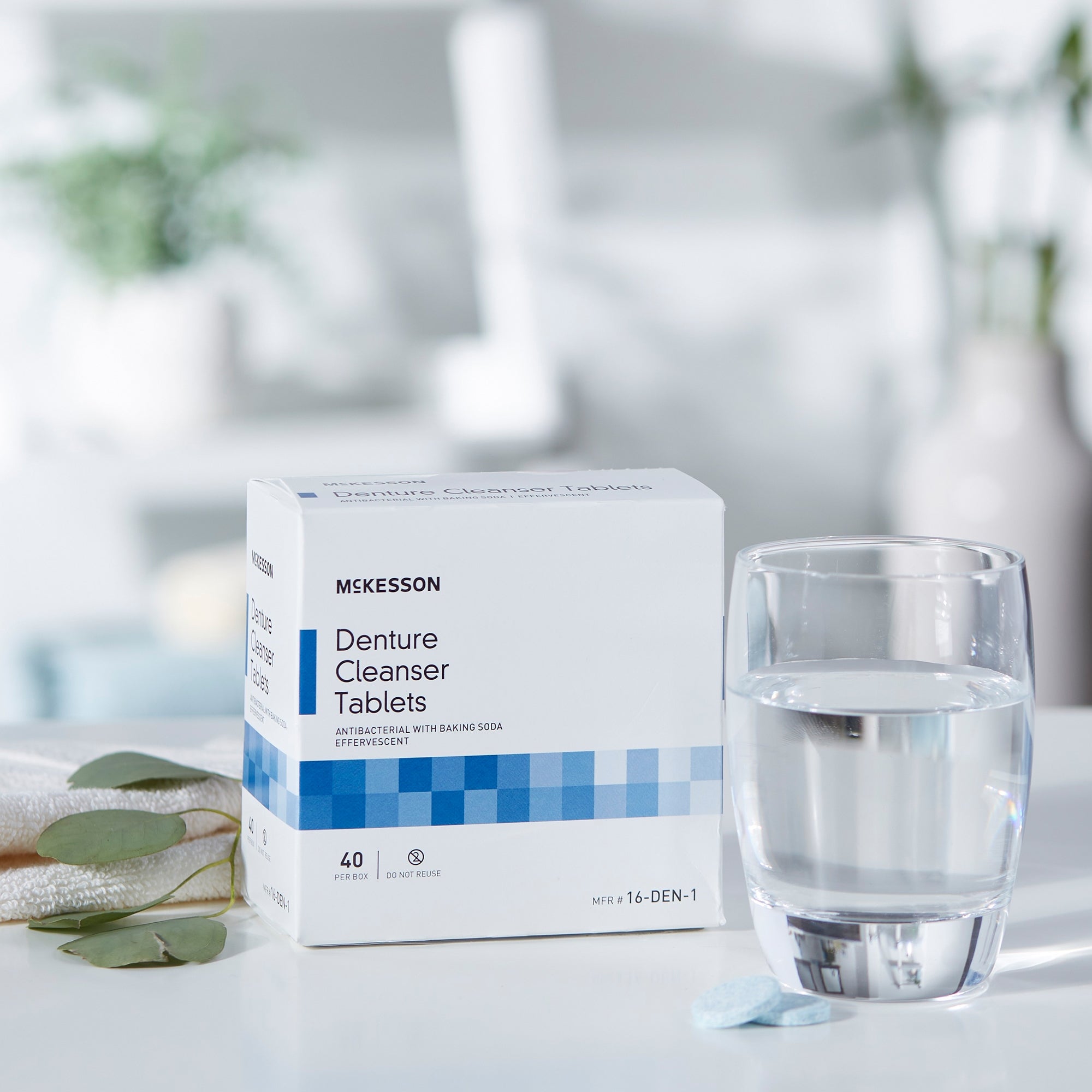 denture cleaner mckesson unflavored packaging type box