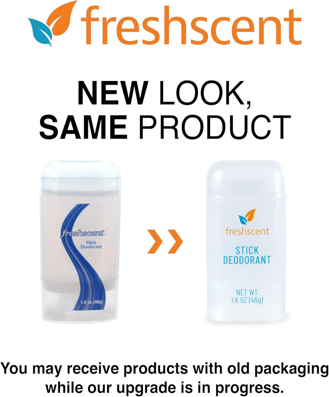 deodorant freshscent solid 1 6 oz scented packaging type case