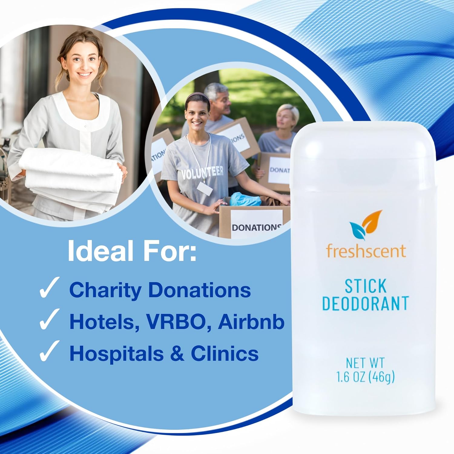 deodorant freshscent solid 1 6 oz scented packaging type case